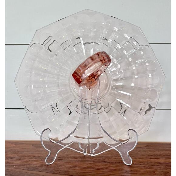 Center Handle Tray Block Optic Pink by Anchor Hocking 10.5" Replacement - Picture 5 of 11